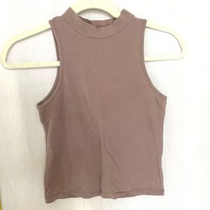 Tillys Mauve Halter Crop Top